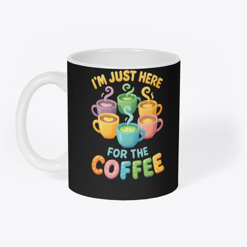 Colorful Coffee Lover Mug Art