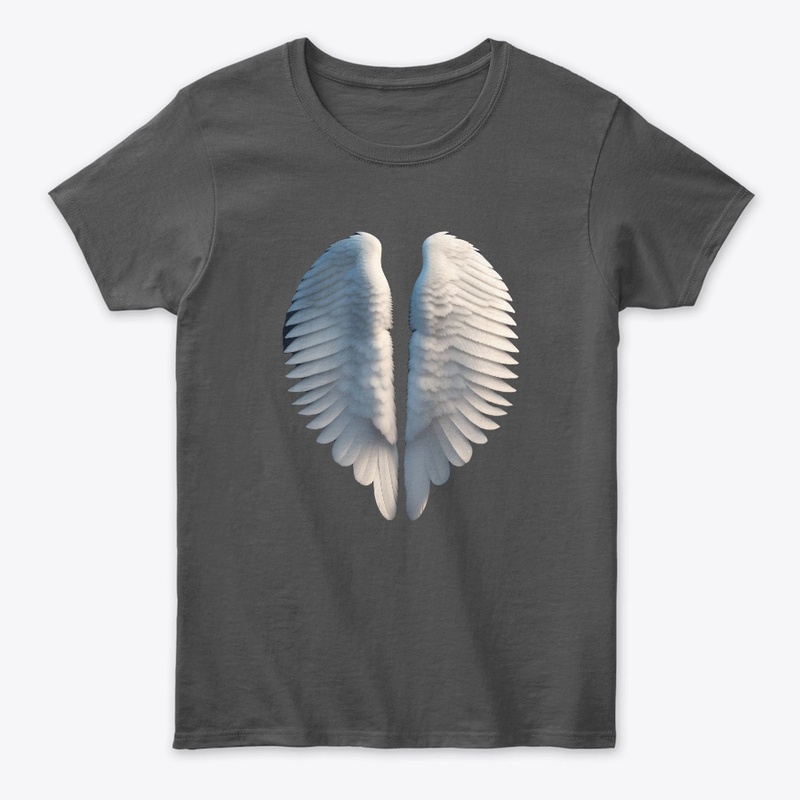 symmetrical black wings design