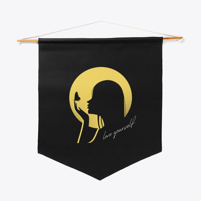 Love Yourself Pennant: A Bold Statement