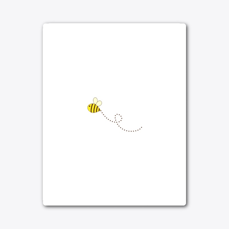 Honey bee sticker