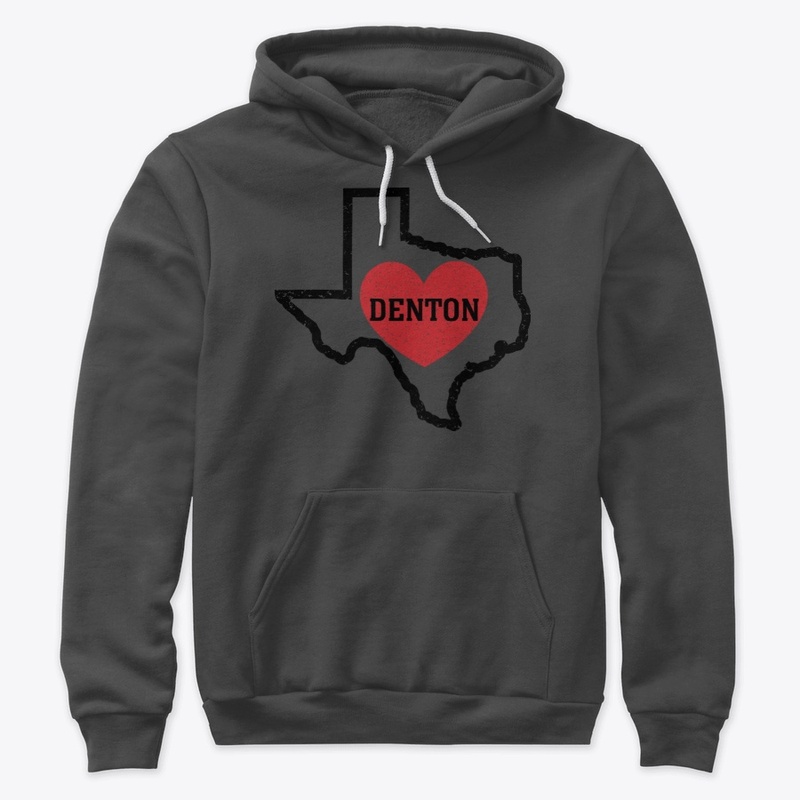 Denton Texas Heart Shirt City State