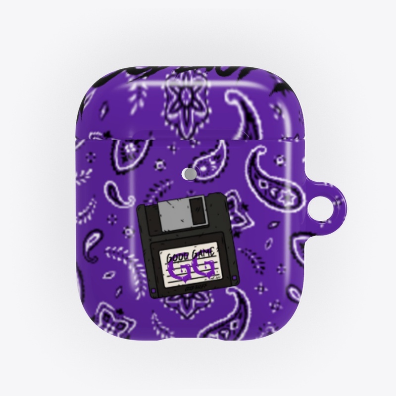 GE-Purple Paisley Desk Mat