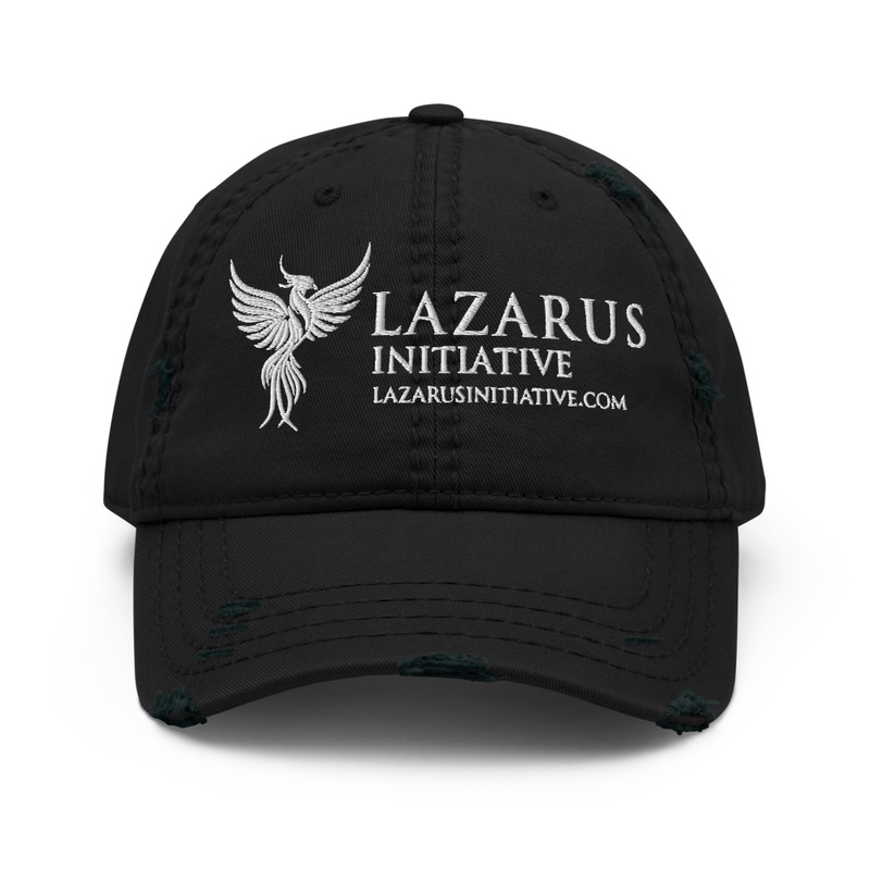 New Lazarus Distressed Dad Hat