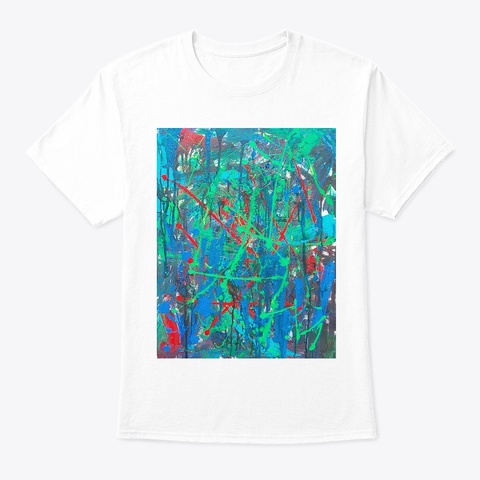 Art Of Carlos White T-Shirt Front