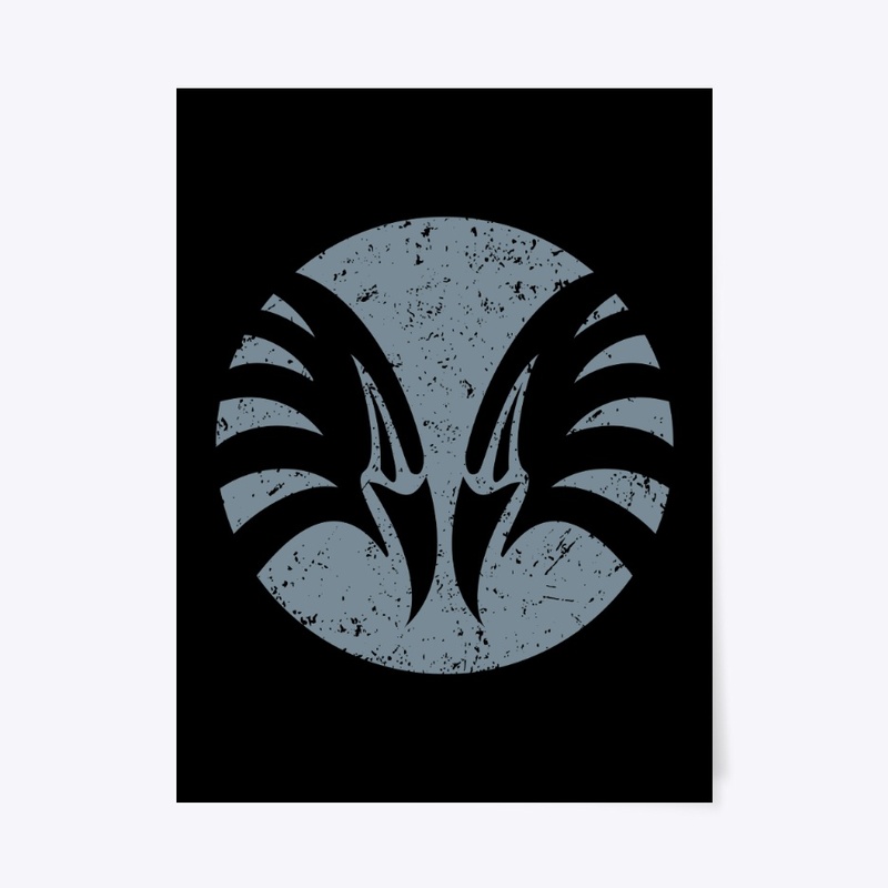 Eagle Heads, grey circle