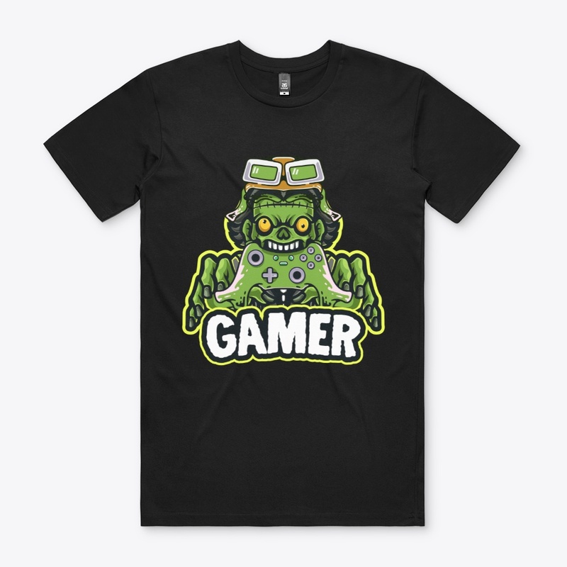 Funny Gamer Zombie Halloween Gaming