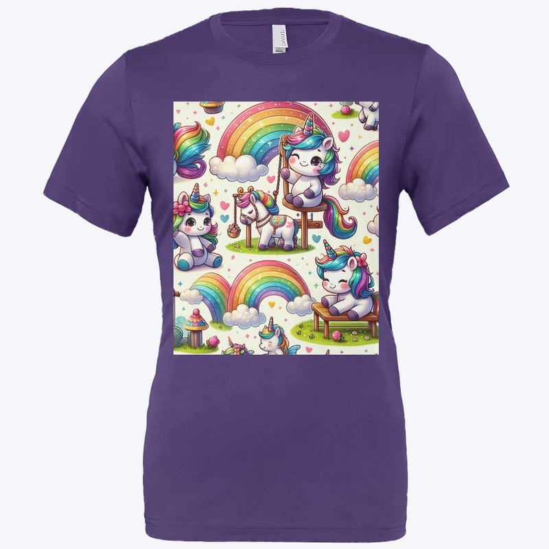 Unicorns Playing Outside
