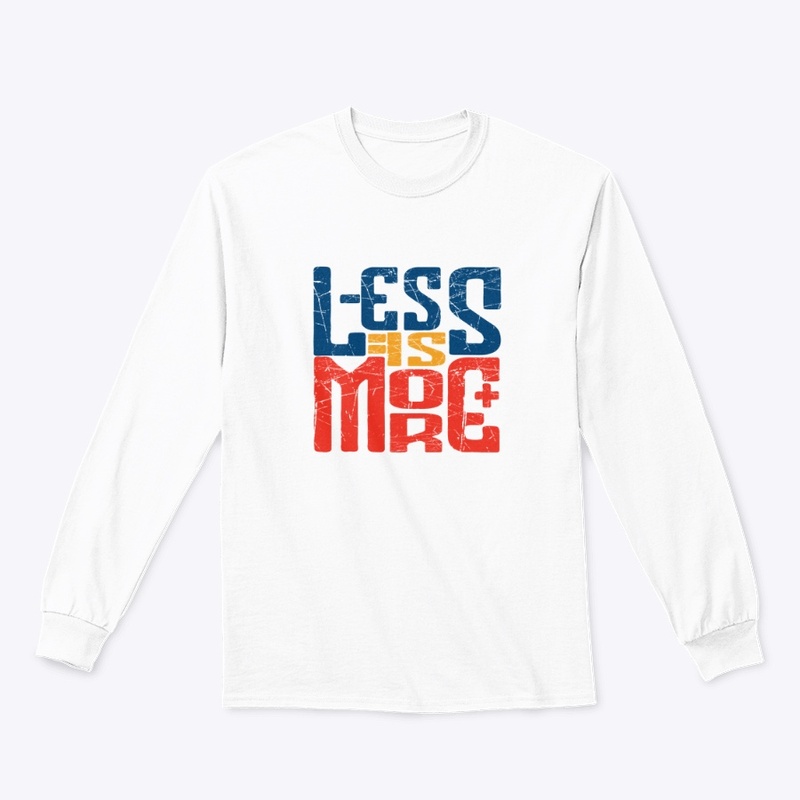 Less is more.
