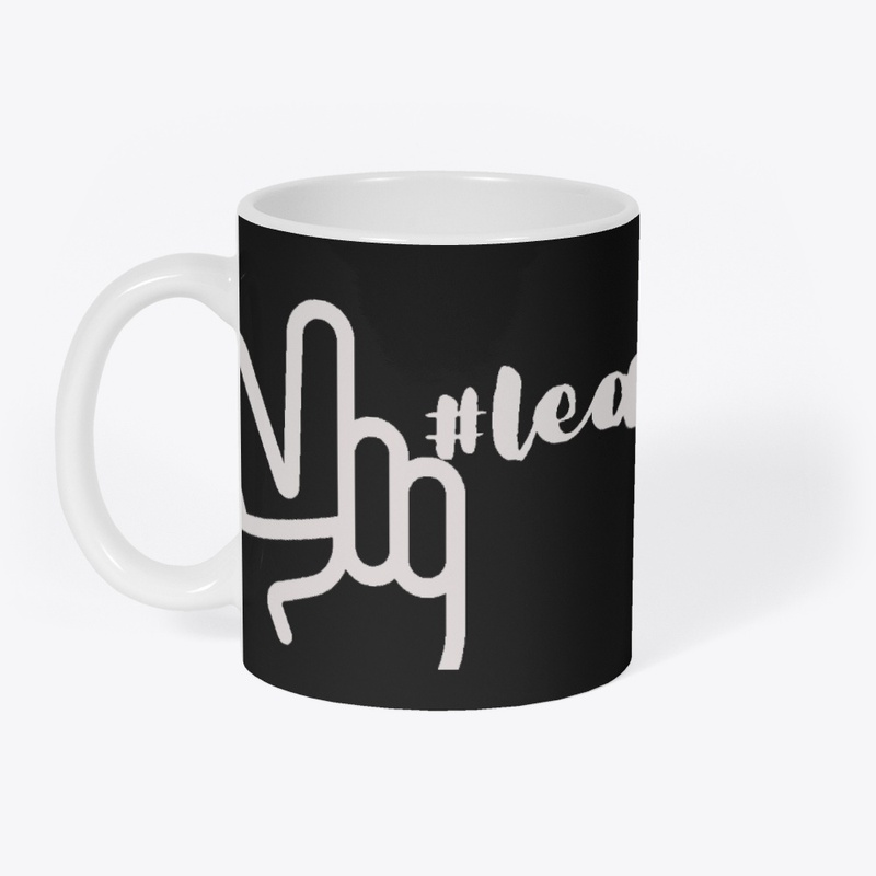 #leadwithlove - mug blk