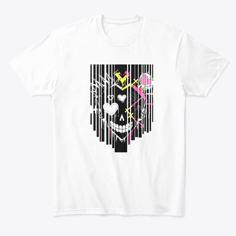 Heart with a crown barcode