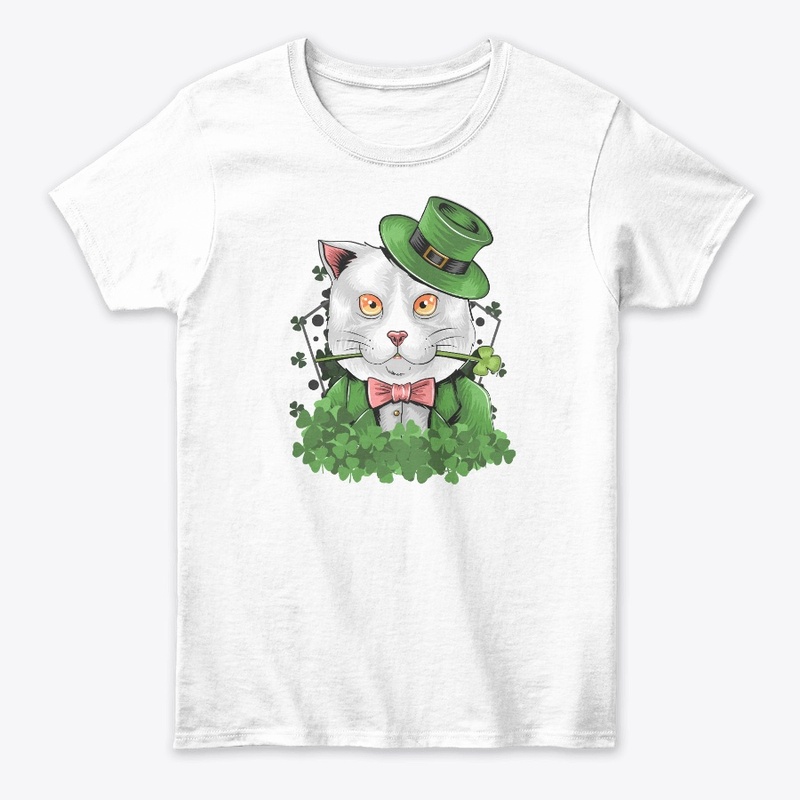 St Patrick's Day Cat lovers Tshirts 