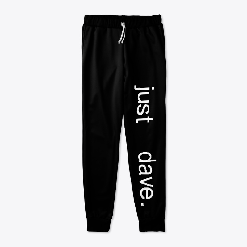 just dave. joggers - left leg
