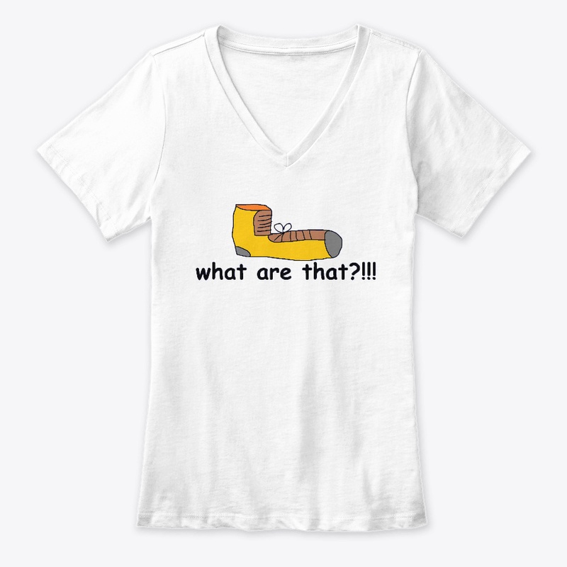 its a shoe... and it says what are that