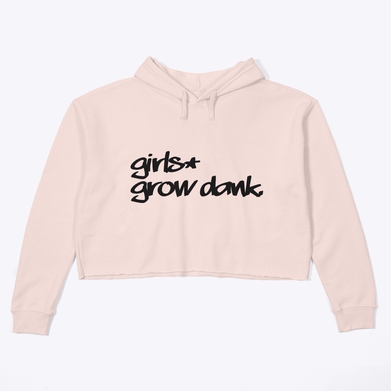 Slumped Canna Woman's Cropped Hoodie 3
