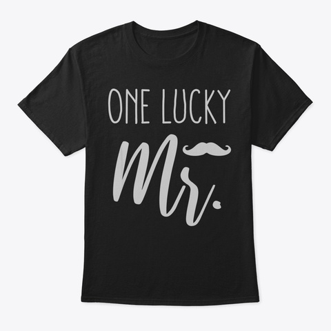 Mens Couple Gift St Patricks Day Husband Black T-Shirt Front
