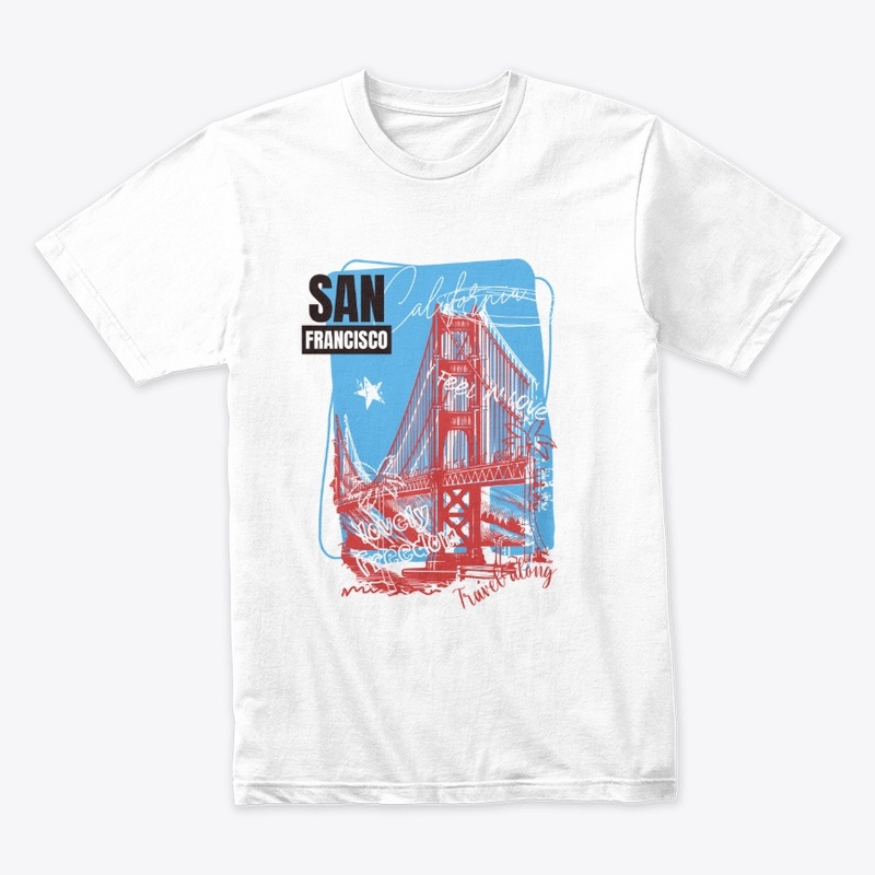 Stylish San Francisco Graphic Streetwear