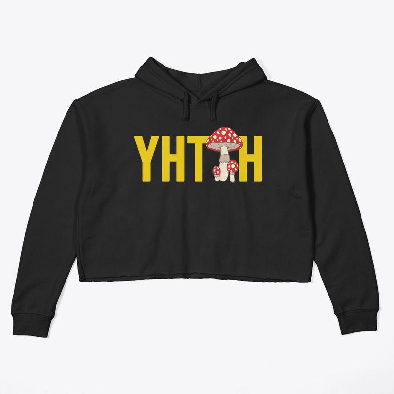 YHT🍄H CROPPED HOODIE