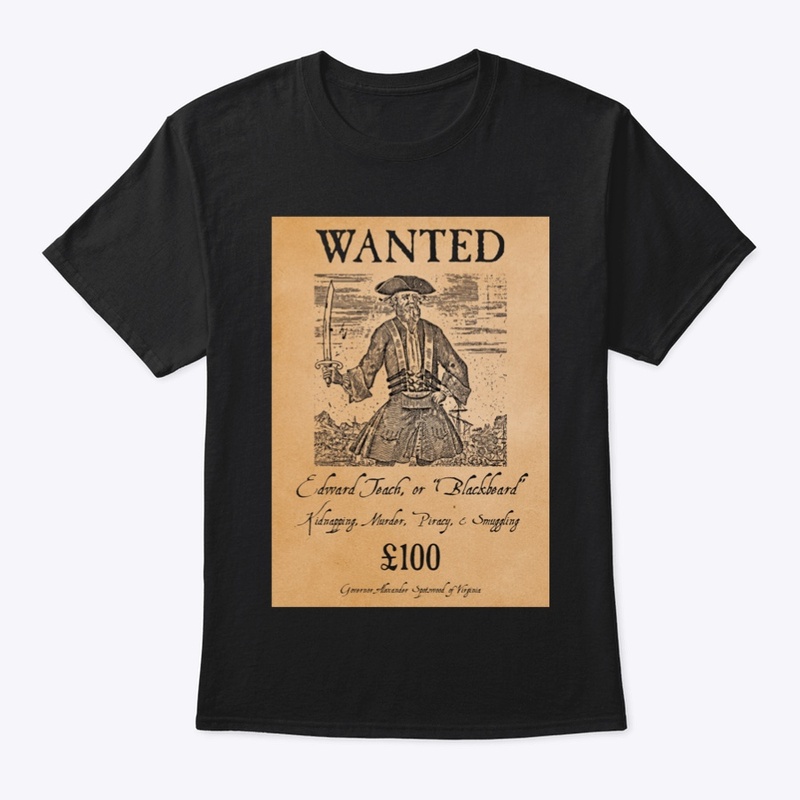Blackbeard Wanted Poster