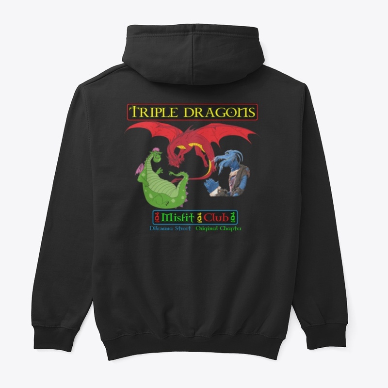Triple Dragons Hoodies