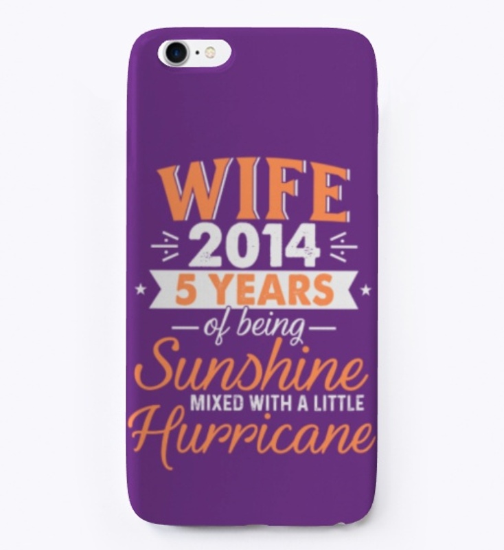Wife Since 2014, 5 Years Wedding Gifts