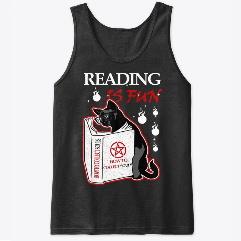 Shirt reading is fun cat lovers reader