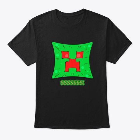 Creeper Black T-Shirt Front