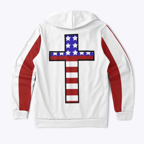 One Nation Under God White Camiseta Back