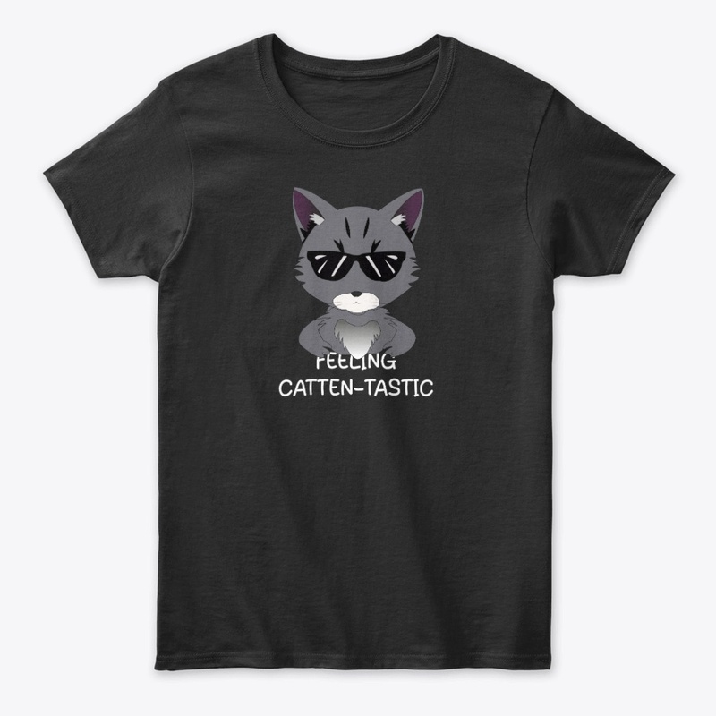 Feeling Catten-tastic cat graphic
