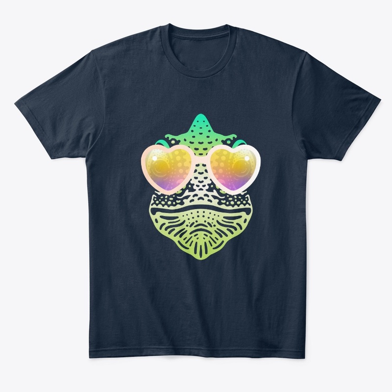 Cute Chameleon in Sunglasses (clr+sg05)