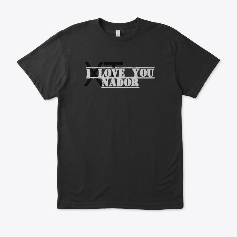 T-shirts I Love You Nador