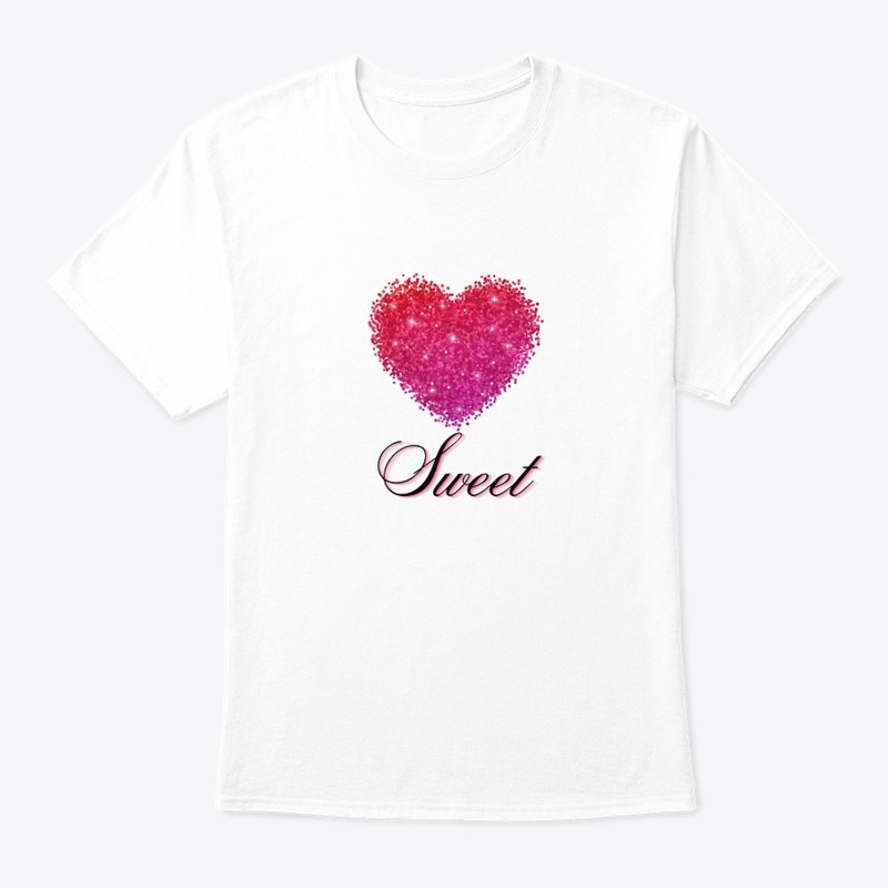 Heart print hoodie and t-shirts 
