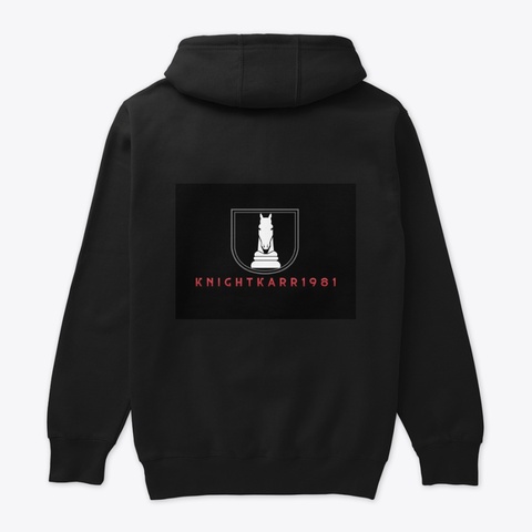 Knight Hood Black T-Shirt Back