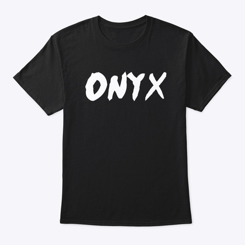 Onyx Tee Black T-Shirt Front