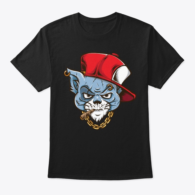 bad cat with cap 