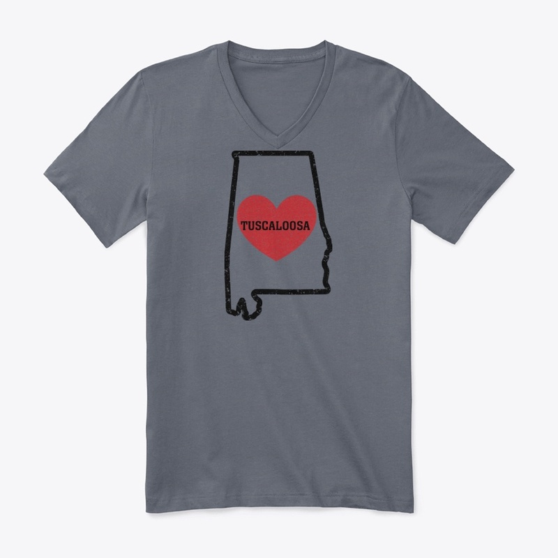 Tuscaloosa Alabama Heart Shirt City
