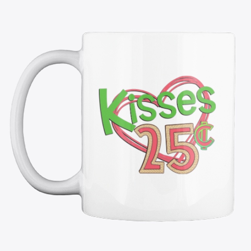 Kisses 25 Cents Valentine Couples Gift