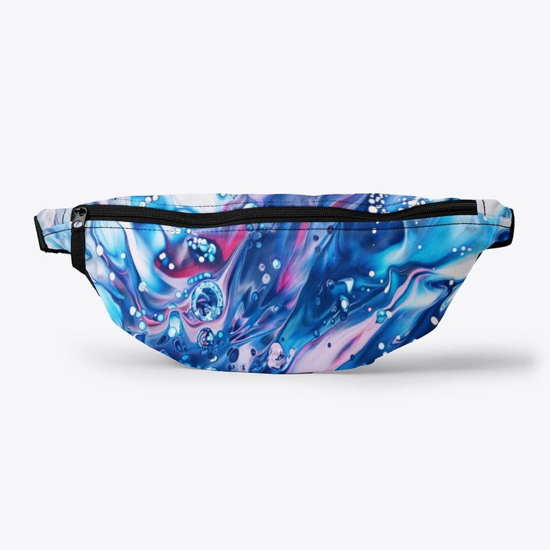 Acrylic Pour Fanny Pack 