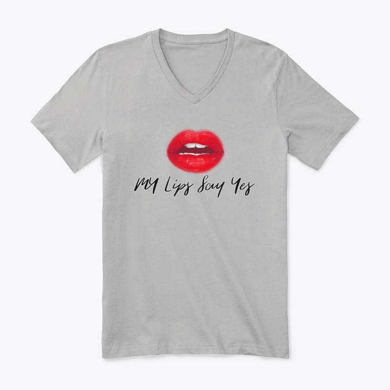 My lips say yes (black)