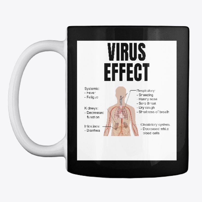 CORVID 19 VIRUS EFFECT T SHIRT