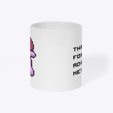 Pixelotl Mugs! White T-Shirt Right
