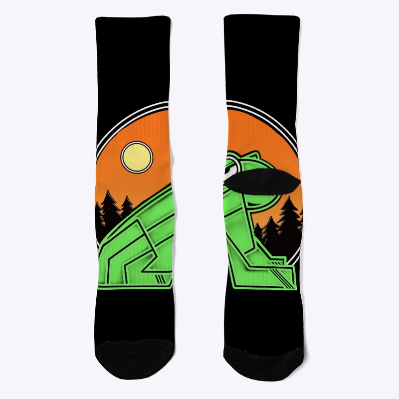 A frog and the moon...3