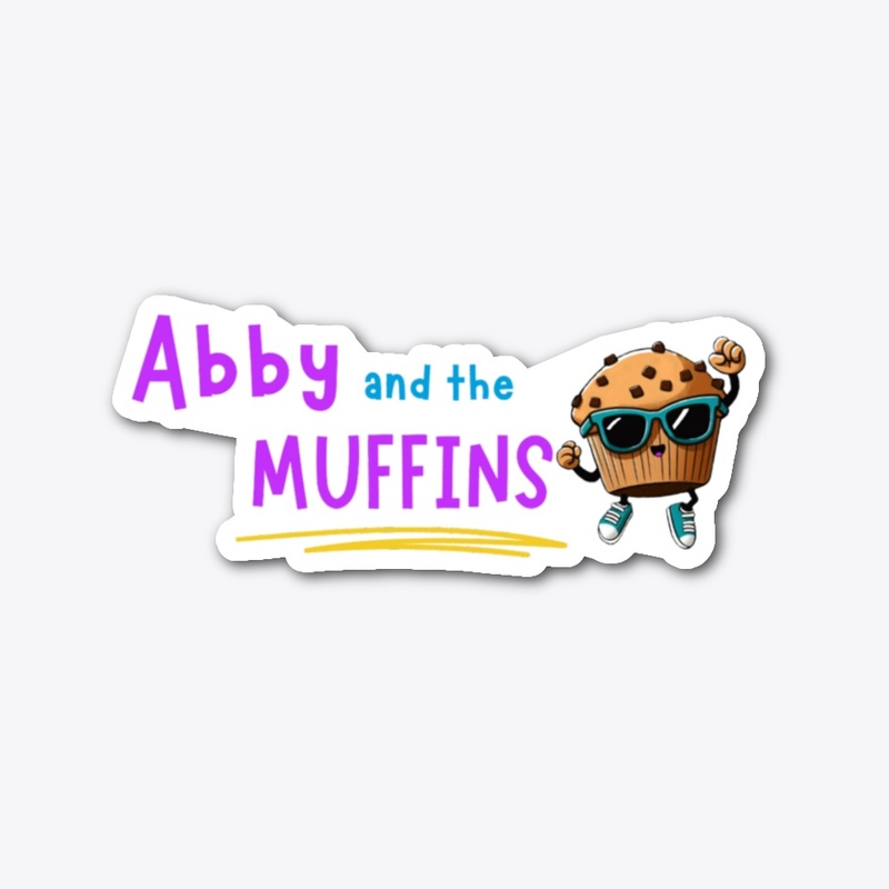 Abby and the muffins sticker