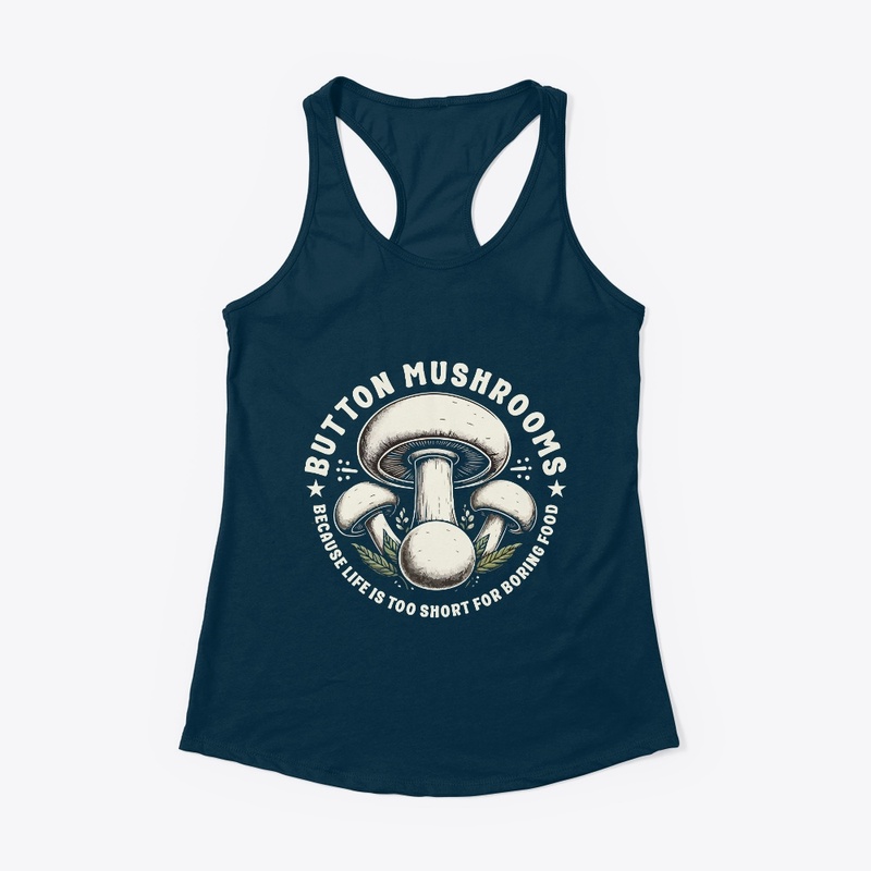 White Button Mushroom T-Shirt