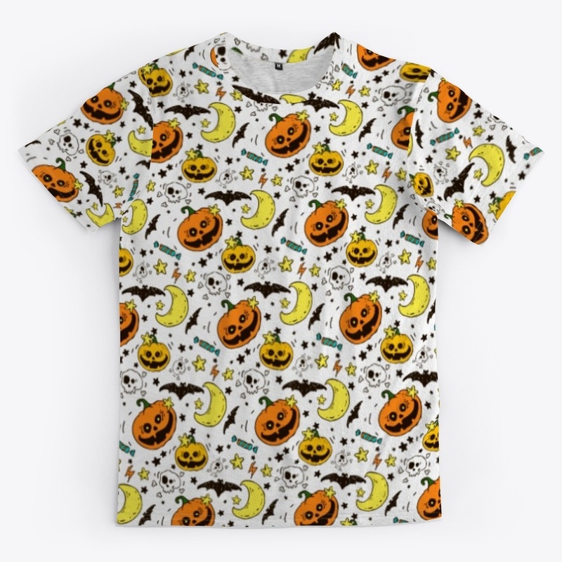 Halloween Pattern Merch / Funny Pumpkins