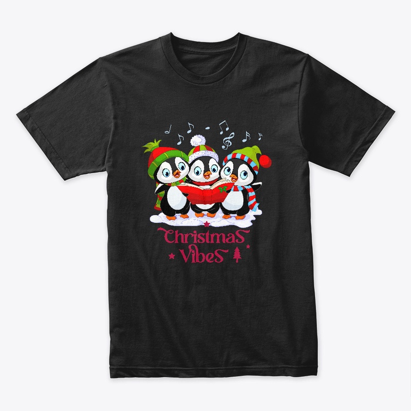 A Cute Christmas Vibes T-shirt.
