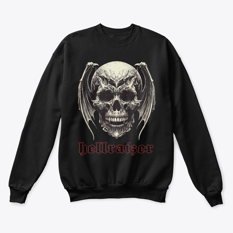 HellRaizer Winged Vampire Skull
