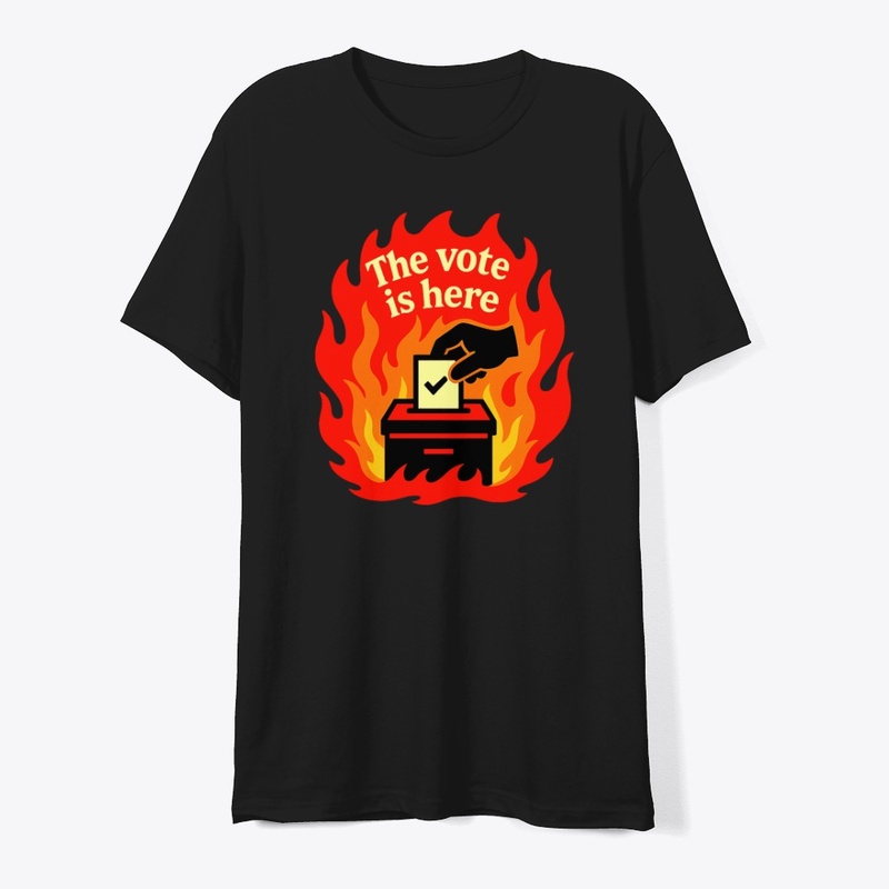 Custom Vote Graphic|Vote Tee,Bold Voting