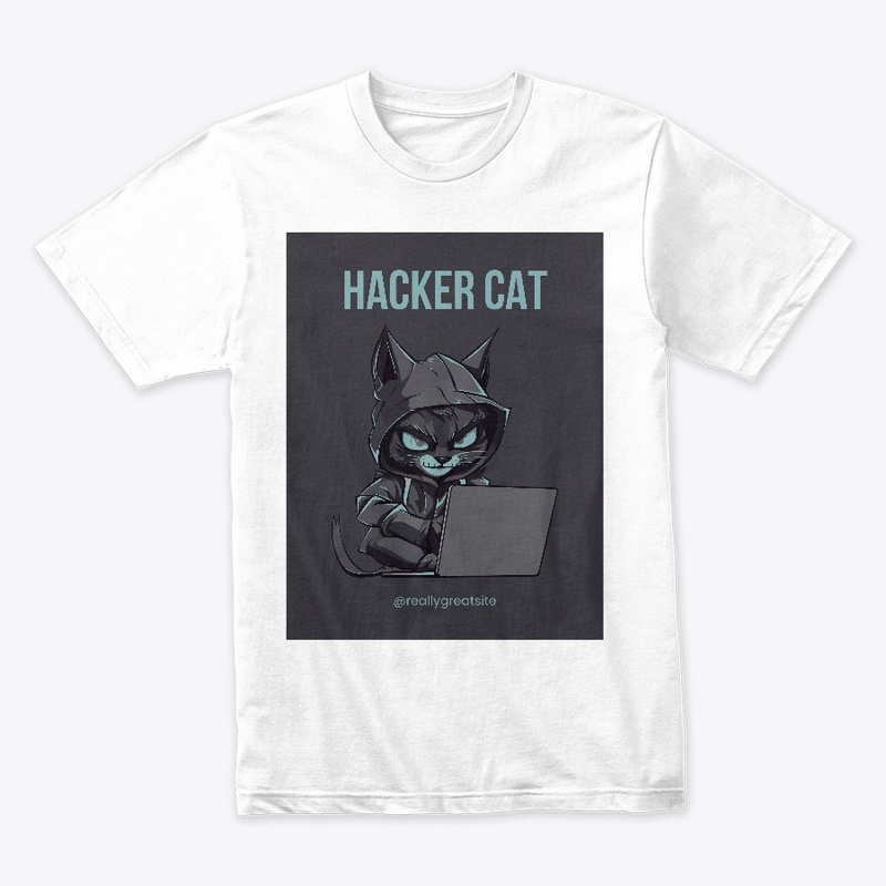Hacker Cat Unleashed Tee"