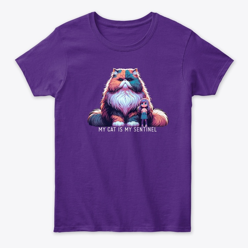 My Cat Is My Sentinel Multicolor
