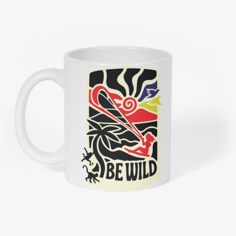 	Leopard with jungle leaves overlay